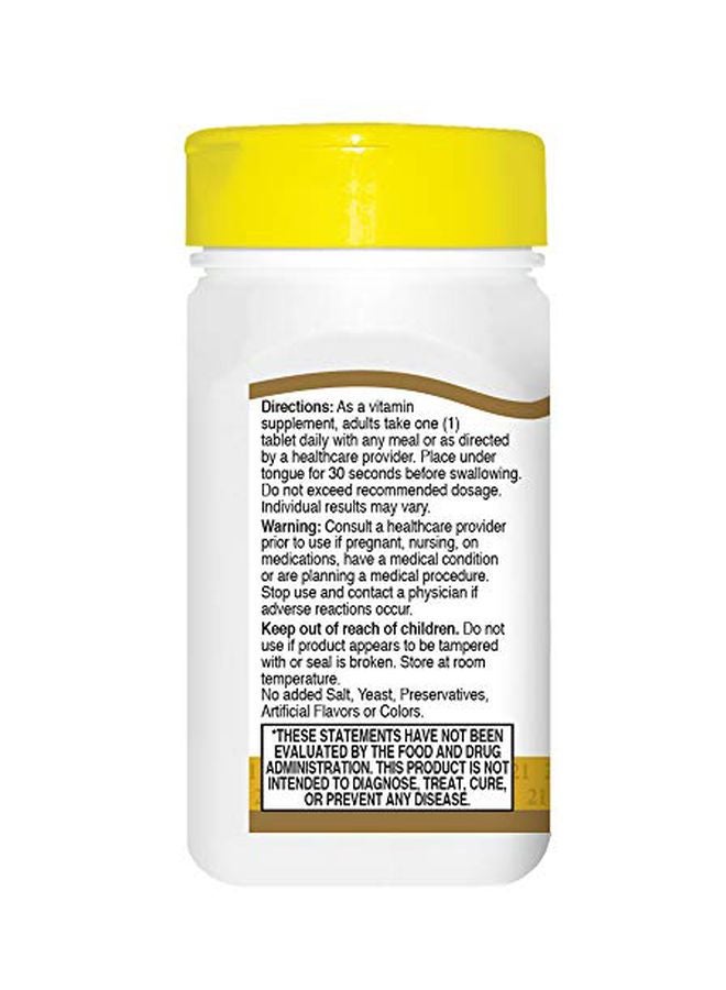 21st Century B 12 2500 Mcg Vitamin Supplement - 110 Sublingual Tablets - Image 3